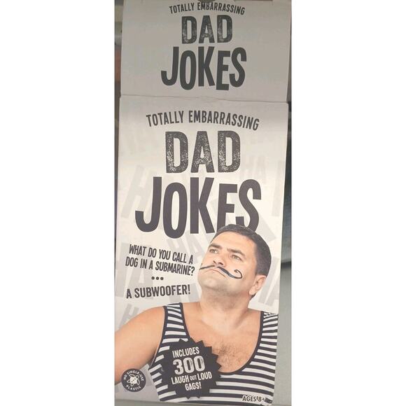 300 Totally Embarrassing Dad Jokes In A Box Fathers Day Gift Funny Family Party - Picture 3 of 6